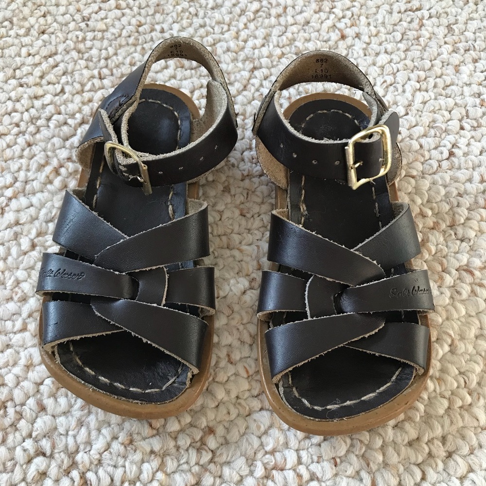 Salt Water Sandals Toddler 7 Brown
